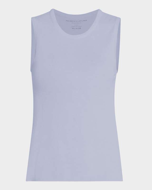 Machine-Washable Cashmere Sleeveless Sweater